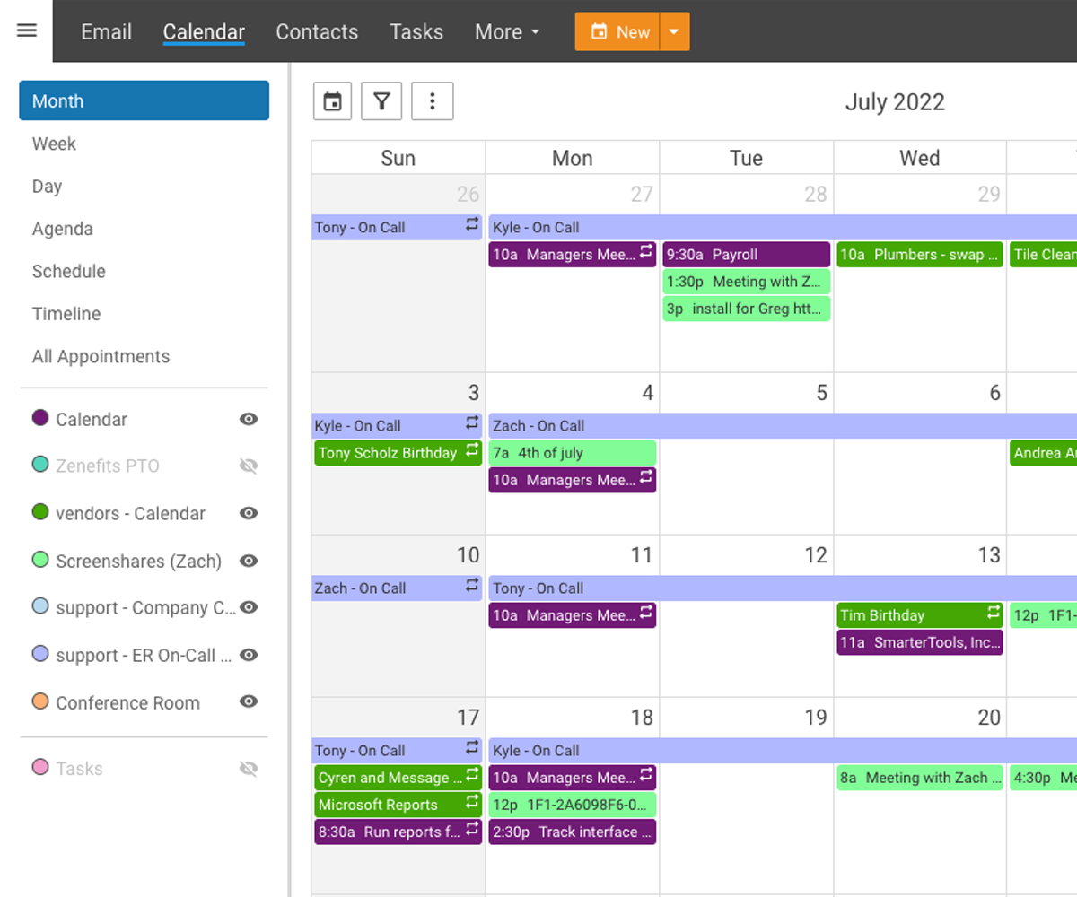 Calendars and Scheduling Calendars and Scheduling