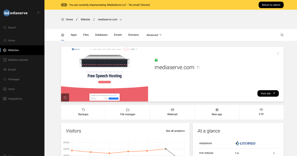 Managed VPS Hosting Control Panel ePanel Pro Management System